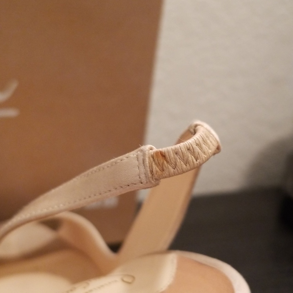 Christian Louboutin Platform Satin Nude Heels 39.5 - Picture 8 of 8